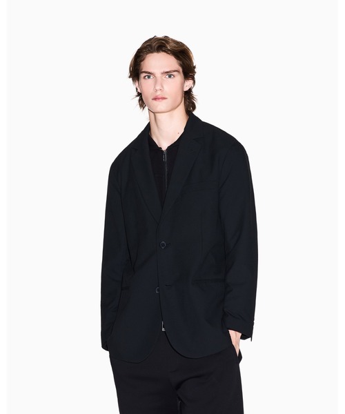 ARMANI EXCHANGE(アルマーニエクスチェンジ)の「【A|X アルマーニ エクスチェンジ】ウールブレンド シングルブレストジャケット(テーラードジャケット・メンズ・ブラック・38/36/34/42/40/44)」の6枚目の写真