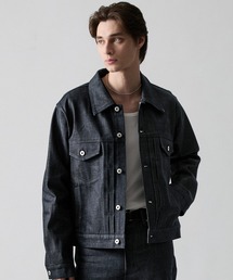 CLEL（クレイル）の「【CLEL】2nd. Design Trucker Denim Jacket / 2nd.デザイン トラッカーデニムジャケット【セットアップ対応】（デニムジャケット）」