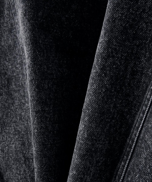 CLEL（クレイル）の「【CLEL】2nd. Design Trucker Denim Jacket / 2nd.デザイン トラッカーデニムジャケット【セットアップ対応】（デニムジャケット・メンズ・ブラック系/ブラック系1/ブルー/グレー・XS/S/M/L）」の7枚目の写真