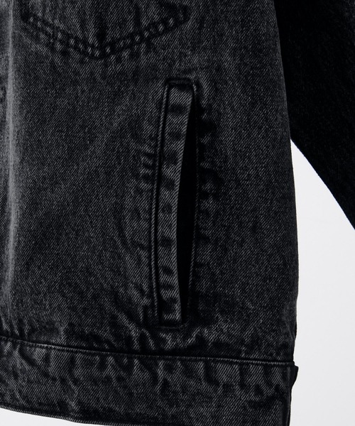 CLEL（クレイル）の「【CLEL】2nd. Design Trucker Denim Jacket / 2nd.デザイン トラッカーデニムジャケット【セットアップ対応】（デニムジャケット・メンズ・ブラック系/ブラック系1/ブルー/グレー・XS/S/M/L）」の11枚目の写真