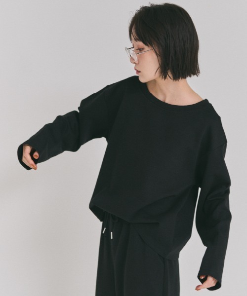 FMiBL(ファミル)の「スウェットセットアップ(セットアップ・レディース・ブラック/グレー・MEDIUM/SMALL)」の17枚目の写真