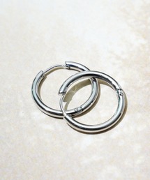 【RES】ステンレス 18mmフープピアス