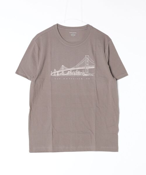 BANANA REPUBLIC FACTORY STORE(バナナリパブリック ファクトリーストア)の「◆BANANA REPUBLIC FACTORY STORE グラフィックTシャツ(Tシャツ/カットソー・メンズ・ホワイト/ライトブラウン・S/M/L/XL)」の4枚目の写真