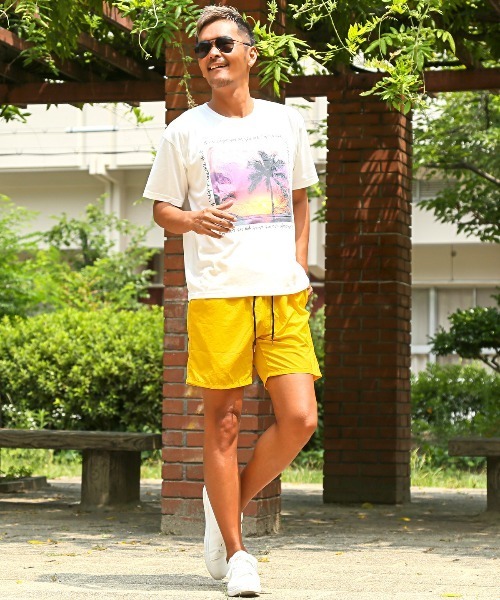 LUXSTYLE(ラグスタイル)の「ナイロンショートパンツ(その他パンツ・メンズ・イエロー/ピンク/レッド/オレンジ/グレー/ターコイズブルー/カーキ/イエロー系その他・M/L)」の10枚目の写真