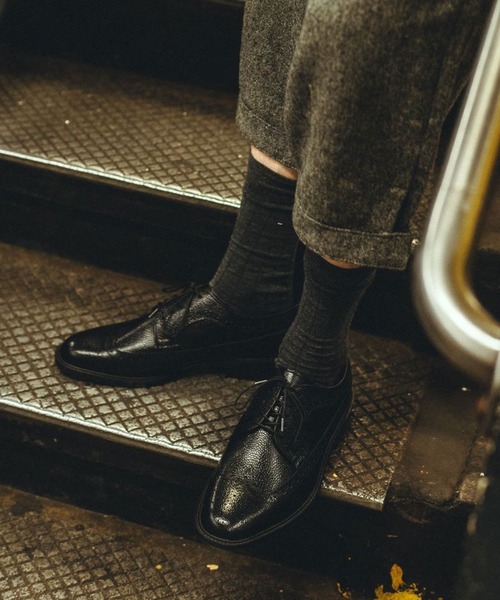The Kenford Fineshoes(ケンフォードファインシューズ)の「ケンフォード ファインシューズ K031 CLASSIC WING TIP ウイングチップ(ドレスシューズ・メンズ・ブラック/ブラック系その他/ブラック系その他2・25/25.5/26/26.5/27/24.5)」の3枚目の写真