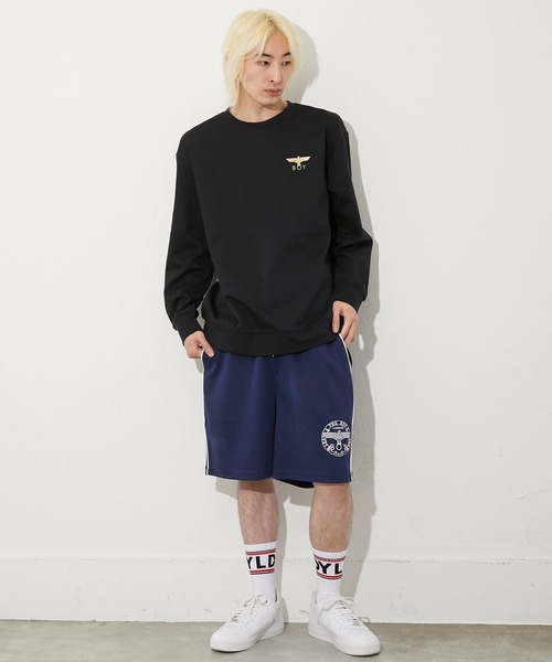 BOY LONDON（ボーイロンドン）の「【BOY LONDON】COLLEGE PATCH SWEAT（スウェット・メンズ・ブラック・MEDIUM/LARGE/X-LARGE）」の2枚目の写真