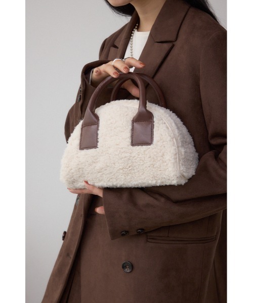 AZUL by moussy(アズールバイマウジー)の「【WEB限定】マイクロミニボストンバッグ(ショルダーバッグ・レディース・ブラック系その他/アイボリー/ブラウン系その他・FREE)」の16枚目の写真
