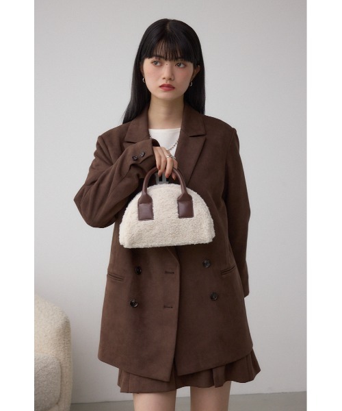 AZUL by moussy(アズールバイマウジー)の「【WEB限定】マイクロミニボストンバッグ(ショルダーバッグ・レディース・ブラック系その他/アイボリー/ブラウン系その他・FREE)」の17枚目の写真