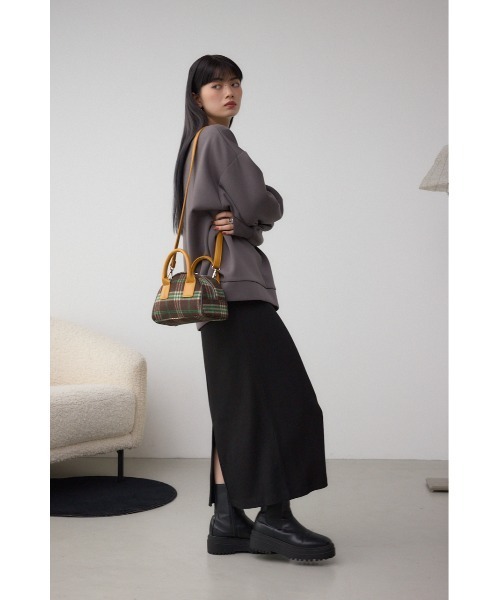 AZUL by moussy(アズールバイマウジー)の「【WEB限定】マイクロミニボストンバッグ(ショルダーバッグ・レディース・ブラック系その他/アイボリー/ブラウン系その他・FREE)」の6枚目の写真