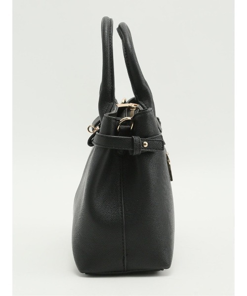 m.f.editorial（エムエフエディトリアル）の「【2WAY 鞄】m.f.エディトリアル レディース ベルトデザイン ハンドバッグ（ハンドバッグ・レディース・アイボリー/ブラック・FREE）」の17枚目の写真