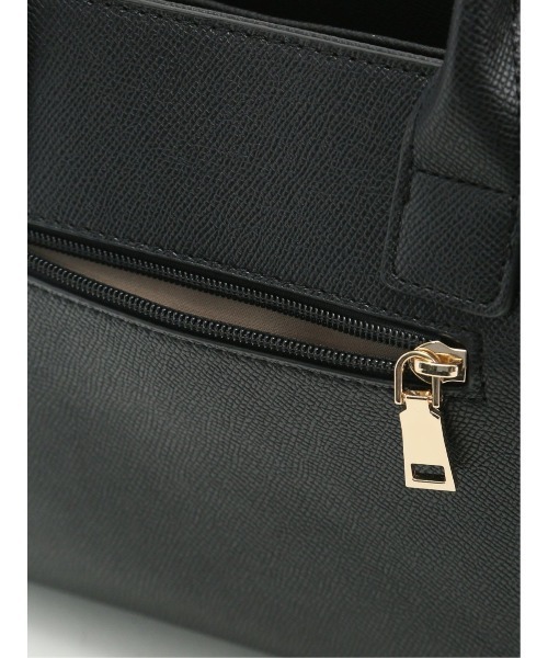 m.f.editorial（エムエフエディトリアル）の「【2WAY 鞄】m.f.エディトリアル レディース ベルトデザイン ハンドバッグ（ハンドバッグ・レディース・アイボリー/ブラック・FREE）」の10枚目の写真