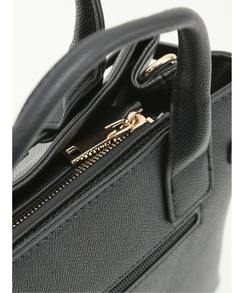 m.f.editorial（エムエフエディトリアル）の「【2WAY 鞄】m.f.エディトリアル レディース ベルトデザイン ハンドバッグ（ハンドバッグ・レディース・アイボリー/ブラック・FREE）」の9枚目の写真