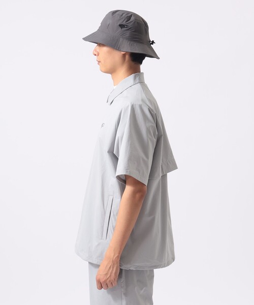 BEAMS GOLF(ビームスゴルフ)の「ORANGE LABEL / ストレッチ ハーフジップ ショートスリーブ ピステ(撥水)(Tシャツ/カットソー・メンズ・ネイビー/ブラック/グレー・SMALL/X-LARGE/LARGE/MEDIUM)」の14枚目の写真