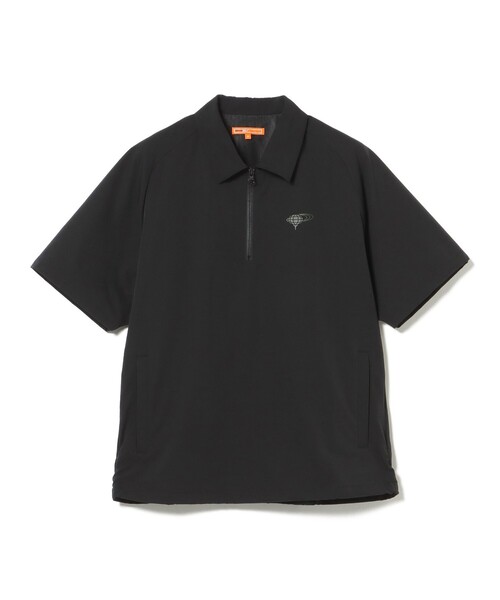 BEAMS GOLF(ビームスゴルフ)の「ORANGE LABEL / ストレッチ ハーフジップ ショートスリーブ ピステ(撥水)(Tシャツ/カットソー・メンズ・ネイビー/ブラック/グレー・SMALL/X-LARGE/LARGE/MEDIUM)」の20枚目の写真