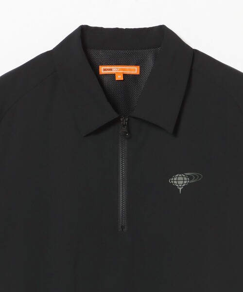 BEAMS GOLF(ビームスゴルフ)の「ORANGE LABEL / ストレッチ ハーフジップ ショートスリーブ ピステ(撥水)(Tシャツ/カットソー・メンズ・ネイビー/ブラック/グレー・SMALL/X-LARGE/LARGE/MEDIUM)」の21枚目の写真