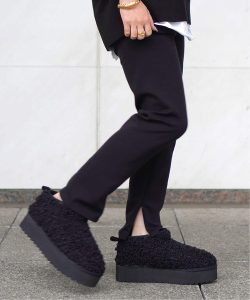 COLORS OF CALIFORNIA（カラーズオブカリフォルニア）の「【COLORS OF CALIFORNIA】curly fake fur boot（ブーツ・レディース・ブラック/キャメル・38/39/36/37）」の19枚目の写真