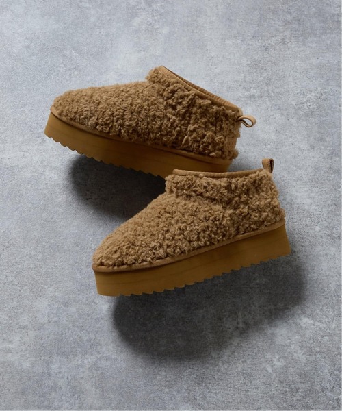 COLORS OF CALIFORNIA】curly fake fur boot（ブーツ）｜COLORS OF