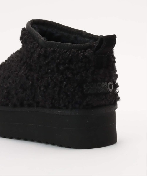 COLORS OF CALIFORNIA】curly fake fur boot（ブーツ）｜COLORS OF