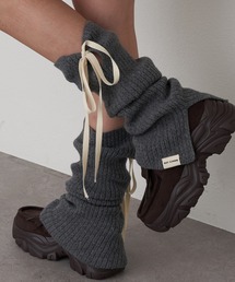 RAY CASSIN | リボン付レッグウォーマー(レッグウォーマー)