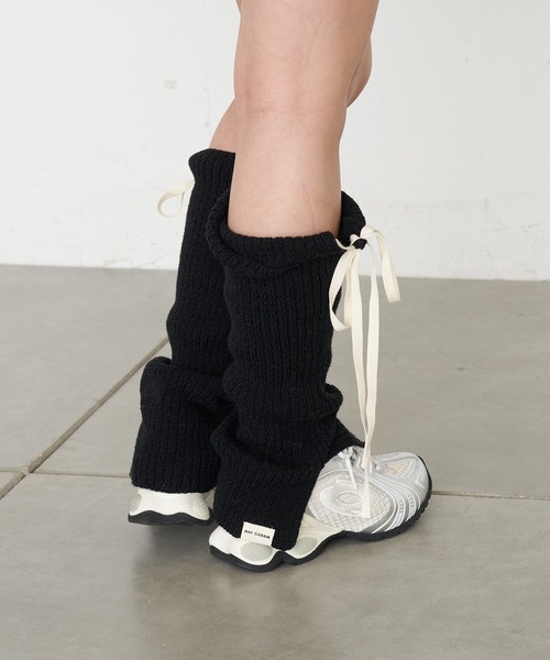 RAY CASSIN(レイカズン)の「リボン付レッグウォーマー(レッグウォーマー・レディース・アイボリー/グレー/ブラック・FREE)」の17枚目の写真