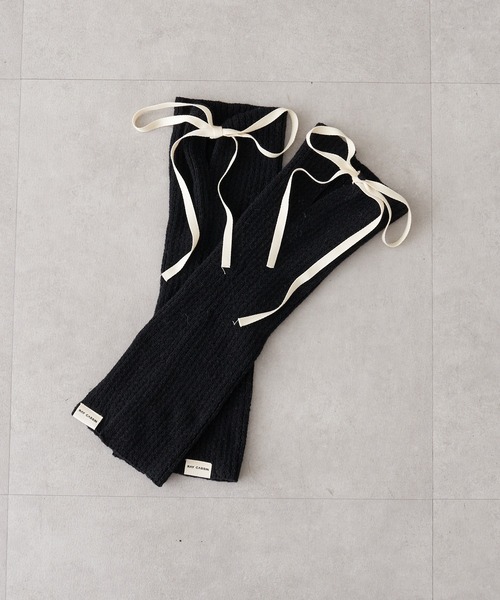 RAY CASSIN(レイカズン)の「リボン付レッグウォーマー(レッグウォーマー・レディース・アイボリー/グレー/ブラック・FREE)」の20枚目の写真