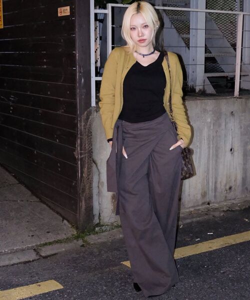 FLAREUP（フレアアップ）の「Layered Wrap Trousers (FL-255_Black)（その他パンツ・レディース・ブラック・OS）」の15枚目の写真