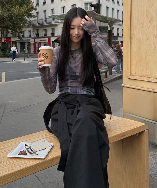 FLAREUP（フレアアップ）の「Layered Wrap Trousers (FL-255_Black)（その他パンツ・レディース・ブラック・OS）」の16枚目の写真