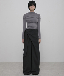 FLAREUP（フレアアップ）の「Layered Wrap Trousers (FL-255_Black)（その他パンツ）」