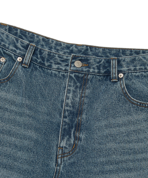WKNDRS(ウィーキャンドース)の「ウォッシュドデニムショートパンツ(デニム)(その他パンツ・レディース・その他・X-LARGE/MEDIUM/LARGE)」の3枚目の写真