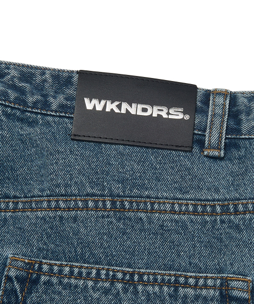 WKNDRS(ウィーキャンドース)の「ウォッシュドデニムショートパンツ(デニム)(その他パンツ・レディース・その他・X-LARGE/MEDIUM/LARGE)」の6枚目の写真