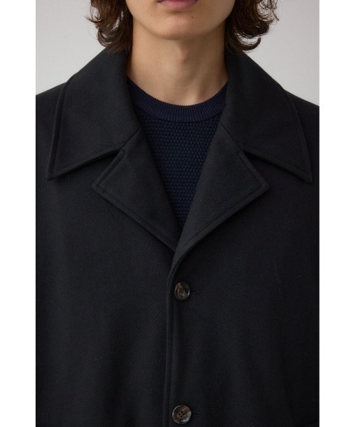 AZUL by moussy（アズールバイマウジー）の「ワイドラペルルーズチェスターコート（チェスターコート・メンズ・グレー/ブラック・MEDIUM/LARGE）」の9枚目の写真