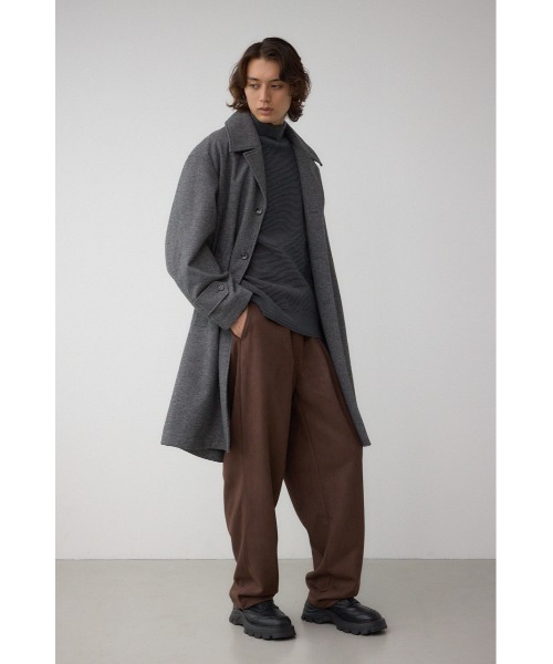AZUL by moussy（アズールバイマウジー）の「ワイドラペルルーズチェスターコート（チェスターコート・メンズ・グレー/ブラック・MEDIUM/LARGE）」の17枚目の写真