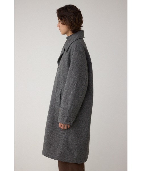 AZUL by moussy（アズールバイマウジー）の「ワイドラペルルーズチェスターコート（チェスターコート・メンズ・グレー/ブラック・MEDIUM/LARGE）」の19枚目の写真