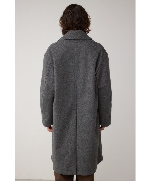 AZUL by moussy（アズールバイマウジー）の「ワイドラペルルーズチェスターコート（チェスターコート・メンズ・グレー/ブラック・MEDIUM/LARGE）」の20枚目の写真
