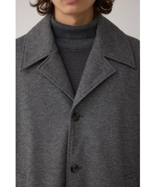 AZUL by moussy（アズールバイマウジー）の「ワイドラペルルーズチェスターコート（チェスターコート・メンズ・グレー/ブラック・MEDIUM/LARGE）」の21枚目の写真