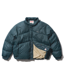AECA（エイカ）の「AECA CURVED SHORT PUFFER JUMPER-VINTAGE BLUE（ダウンジャケット/コート）」