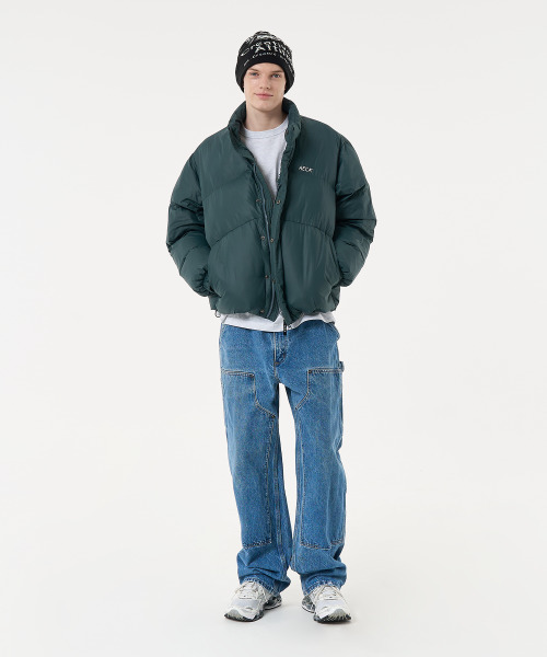 AECA(エイカ)の「AECA CURVED SHORT PUFFER JUMPER-VINTAGE BLUE(ダウンジャケット/コート・メンズ・その他・MEDIUM/LARGE/SMALL)」の10枚目の写真
