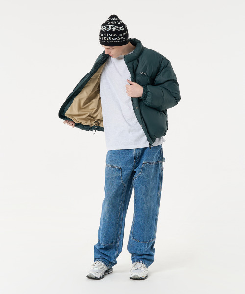 AECA(エイカ)の「AECA CURVED SHORT PUFFER JUMPER-VINTAGE BLUE(ダウンジャケット/コート・メンズ・その他・MEDIUM/LARGE/SMALL)」の11枚目の写真