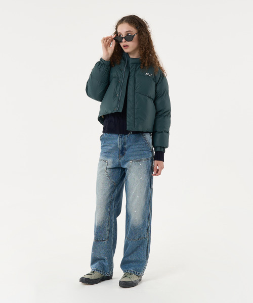 AECA(エイカ)の「AECA CURVED SHORT PUFFER JUMPER-VINTAGE BLUE(ダウンジャケット/コート・メンズ・その他・MEDIUM/LARGE/SMALL)」の12枚目の写真