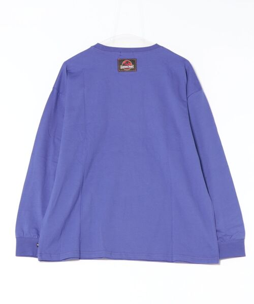 BABYDOLL（ベビードール）の「親子お揃い ジュラシックパーク ロックロンT 1124A（Tシャツ/カットソー・メンズ・ブラック/パープル・ユニセックスM/ユニセックスL/ユニセックスXL）」の3枚目の写真