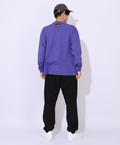 BABYDOLL（ベビードール）の「親子お揃い ジュラシックパーク ロックロンT 1124A（Tシャツ/カットソー・メンズ・ブラック/パープル・ユニセックスM/ユニセックスL/ユニセックスXL）」の6枚目の写真