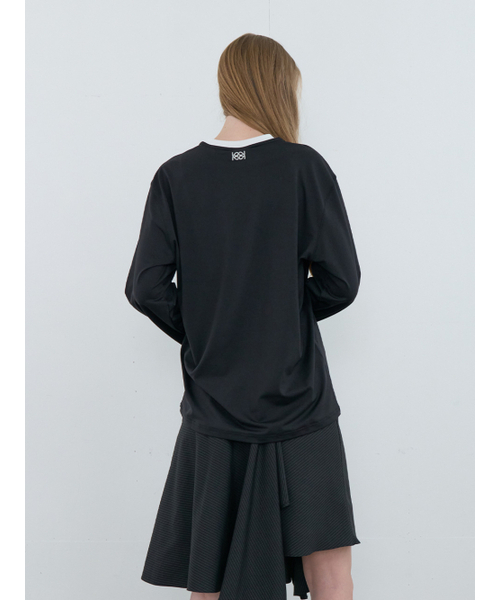 Kijun（キジュン）の「Football Long Sleeve T-Shirt UNISEX Black（Tシャツ/カットソー・レディース・その他・SMALL/MEDIUM/LARGE）」の3枚目の写真