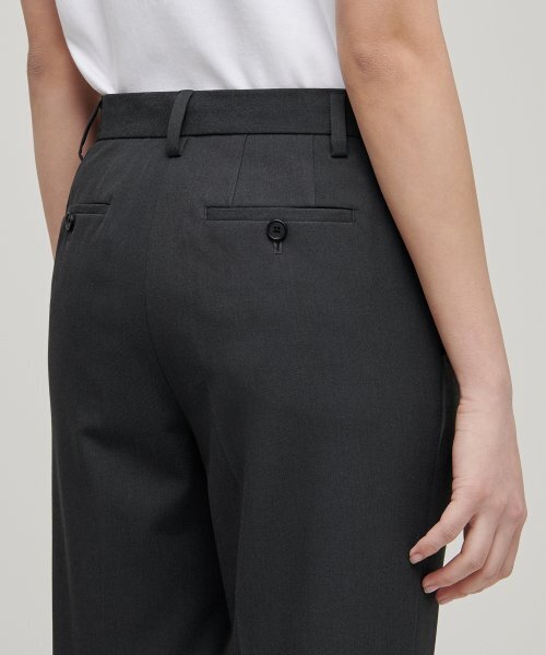 MUSINSA STANDARD WOMAN（ムシンサスタンダードウーマン）の「レディーススリムストレート隠しバンディングスラックス[グレー]（スラックス・レディース・その他・24/25/26/27/28/29/30/31/32/34）」の7枚目の写真