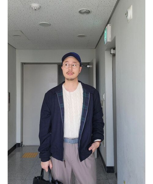 MUSINSA STANDARD（ムシンサスタンダード）の「ウールブレンドワイドヒドゥンバンディングスラックス[ダスティベージュ]（スラックス・メンズ・その他・40/38/42/26/27/28/29/36/34/32/30/31/33）」の3枚目の写真