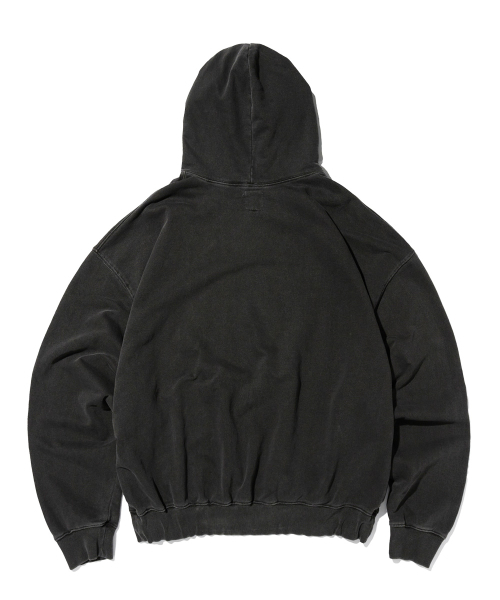 PUNCH DRUNK PARTIES（パンチドランクパーティーズ）の「Dovey Dovey Garment Dyed Hoodie (CHARCOAL)（パーカー・レディース・その他・1/2/0/3）」の2枚目の写真