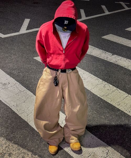 XERO（ゼロ）の「オーバーカーブドパンツ [ベージュ]（その他パンツ・メンズ・その他・LARGE/X-LARGE/MEDIUM）」の8枚目の写真