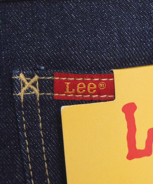 Lee(リー)の「Lee Babe ワイドジーンズ(デニムパンツ・レディース・ネイビー/サックスブルー・40/38)」の18枚目の写真