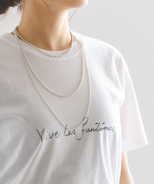 in mood(インムード)の「《追加6》in mood/インムード MULTIBALL CHAIN-necklace(ネックレス・レディース・シルバー・FREE)」の19枚目の写真