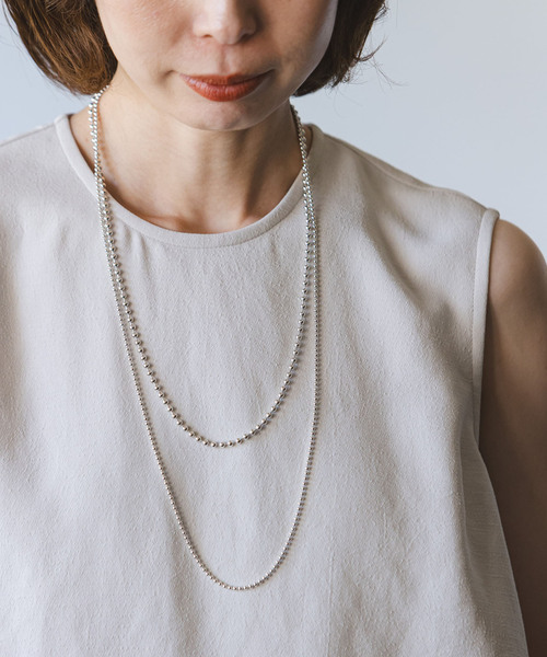 in mood(インムード)の「《追加6》in mood/インムード MULTIBALL CHAIN-necklace(ネックレス・レディース・シルバー・FREE)」の18枚目の写真