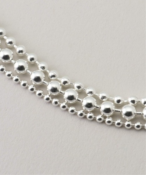 in mood(インムード)の「《追加6》in mood/インムード MULTIBALL CHAIN-necklace(ネックレス・レディース・シルバー・FREE)」の3枚目の写真
